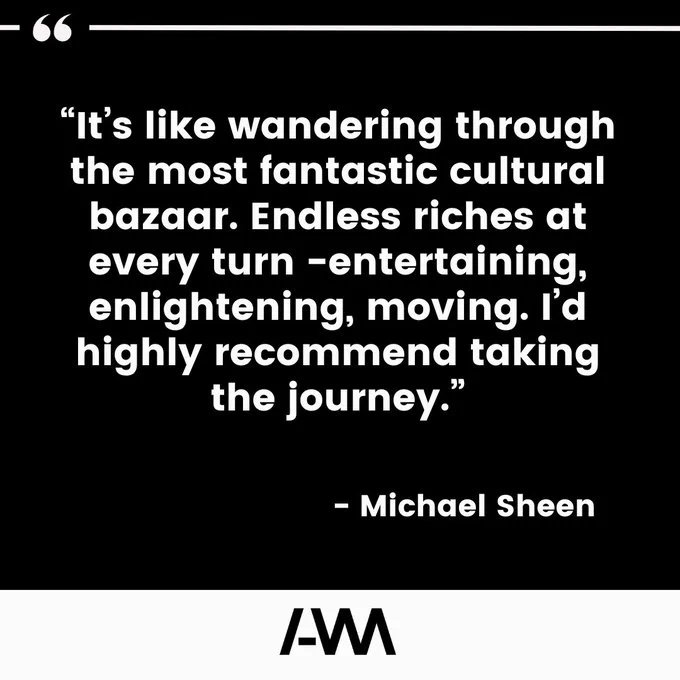 A quote by Michael Sheen about his experience using AM