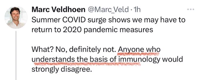 Marc Veldhoen repeating what he’s told to say