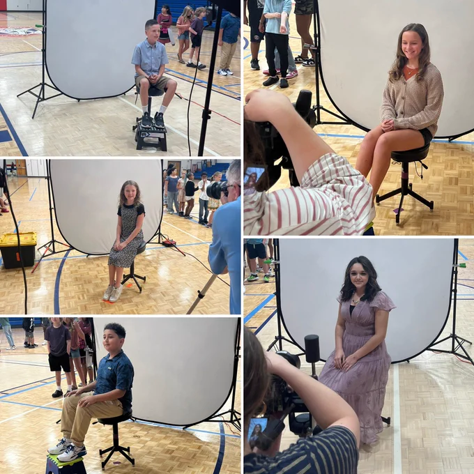 Collage of students