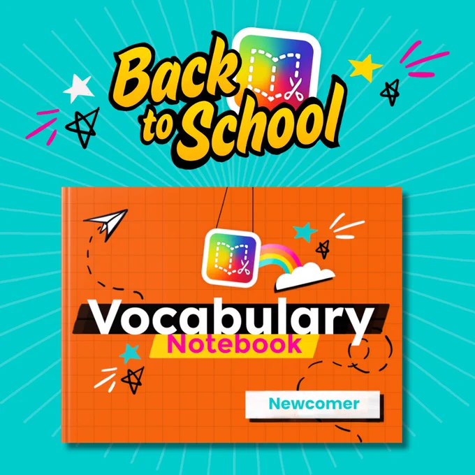 Newcomer Vocabulary Notebook Cover