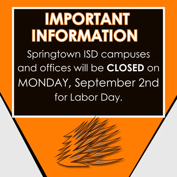 Campuses and Offices closed for Labor Day, September 2nd