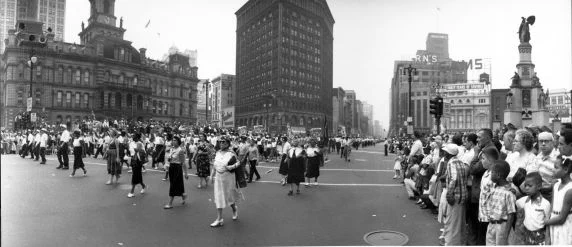 Labor Day parade, Detroit. 1957