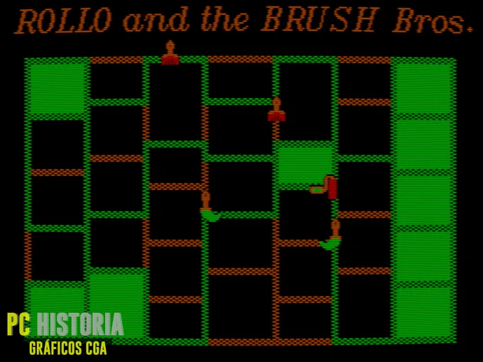 En este juego, el jugador maneja a Rollo, un rodillo de pintura que debe pintar rectángulos mientras esquiva a los Hermanos Brocha para avanzar en el juego. Hasta dos jugadores estaban permitidos, alternando turnos, y se podía elegir entre varios niveles de dificultad: principiante, intermedio o experto.