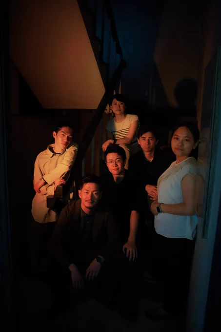 ≪西陽〈ニシビ〉プロジェクトメンバー≫

泉宗良（劇作家・演出家／うさぎの喘ギ）  川村智基（劇作家・演出家／餓鬼の断食）
キャメロン瀬藤謙友（ドラマトゥルク・企画者）
中村彩乃（俳優／安住の地・劇団飛び道具）
西田悠哉（劇作家・演出家／劇団不労社 代表）
吉岡ちひろ（制作者）