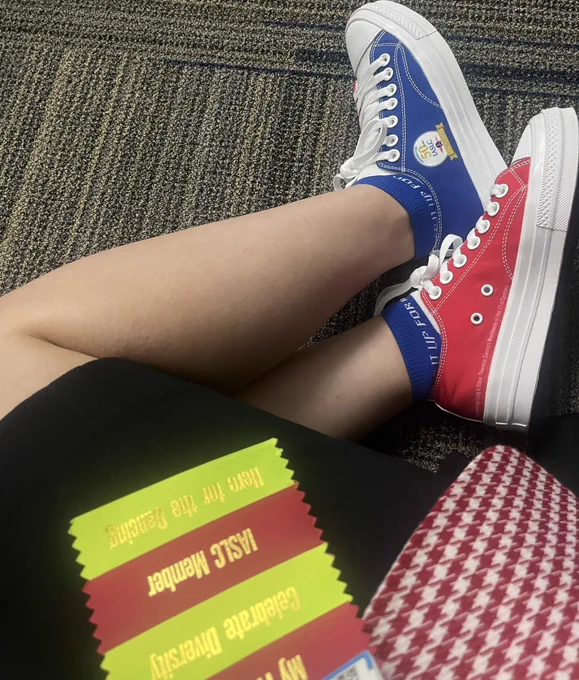 IASLC themed sneakers