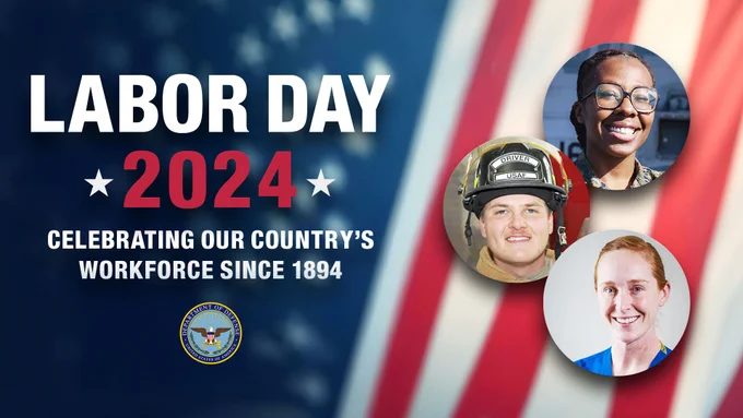 Labor Day 2024 graphic. 