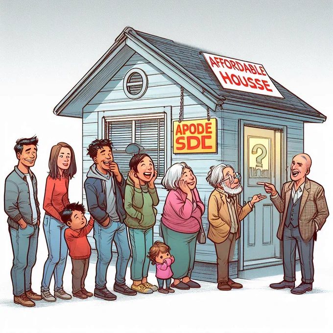 The majority of Americans are now more than $35,000 short of being able to afford a down payment on an average house. But the challenges don't stop there. Even if they manage to save for the down payment, they face:

1. High Monthly Mortgage Payments: With the average home price at $362,481 and rising interest rates, monthly payments can be overwhelming.
2. Interest Rates: Higher interest rates mean more money paid over the life of the loan, adding to the financial burden.
3. Stagnant Wages: Wage growth has not kept pace with rising home prices, making it harder for families to save and afford homes.
4. Additional Costs: Property taxes, home insurance, and maintenance costs add to the financial strain.
5. Economic Uncertainty: Job stability and economic fluctuations can impact the ability to make consistent mortgage payments.

Addressing these issues requires comprehensive solutions, including affordable housing initiatives, wage growth policies, and financial education. It's time to t