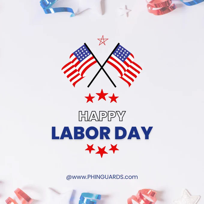 "Honoring the hard work and dedication of all those who keep our communities safe and secure. Happy Labor Day from Phinnessee Guard Services!"

#LaborDay #HardWork #SecurityProfessionals #CommunitySafety #GuardServices #Dedication #ProudToServe #PhinnesseeGuardServices