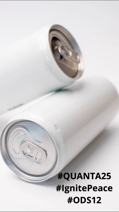 Close-up of Blank Soda Cans