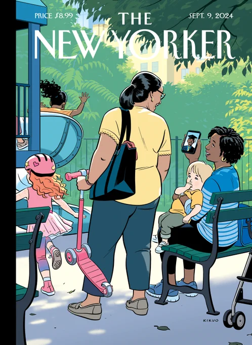 The cover for the September 9, 2024, issue of The New Yorker.