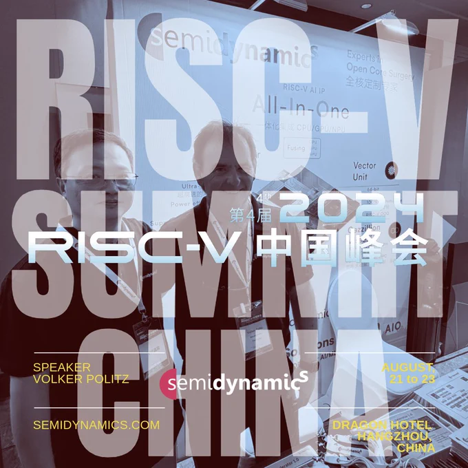 Semidynamics at RISC-V China
