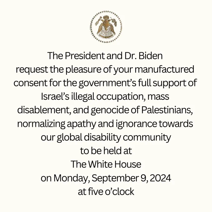 Fake invite from slide 1 in san serif font - cursive from slide 1 difficult to read.