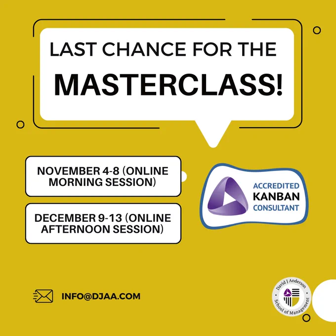 Last Chance for the Masterclass!