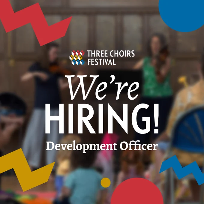 Image with text saying: "We're Hiring - Development Officer"