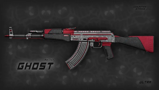 AK-47 - Ghost (Red)