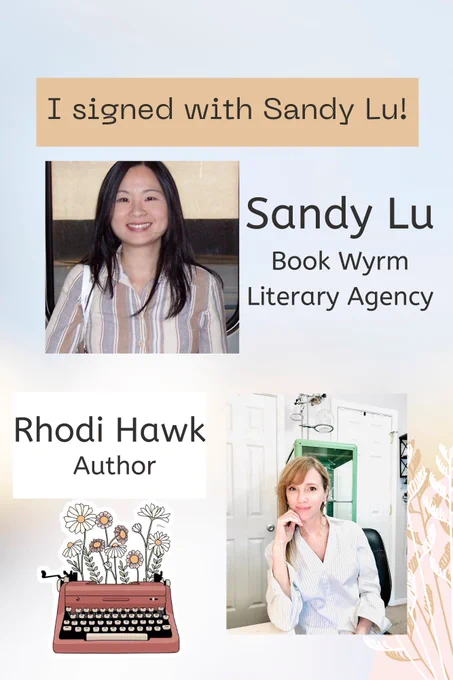 I signed with Sandy Lu of Book Wyrm lit!