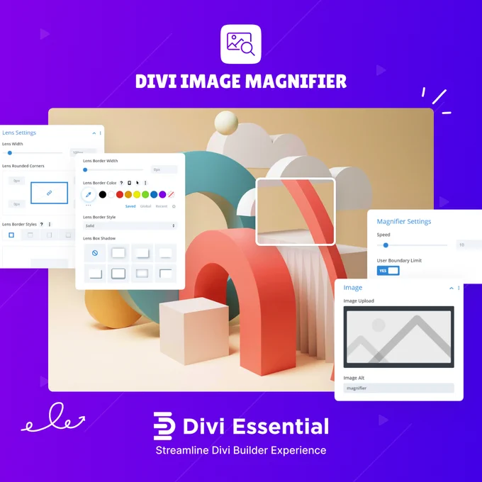 Divi Image Magnifier Module