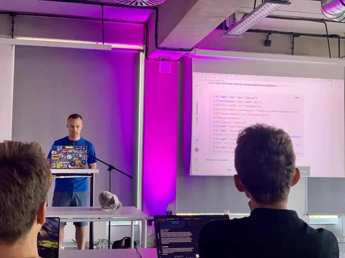 Kent C. Dodds teaching at React Universe Conference