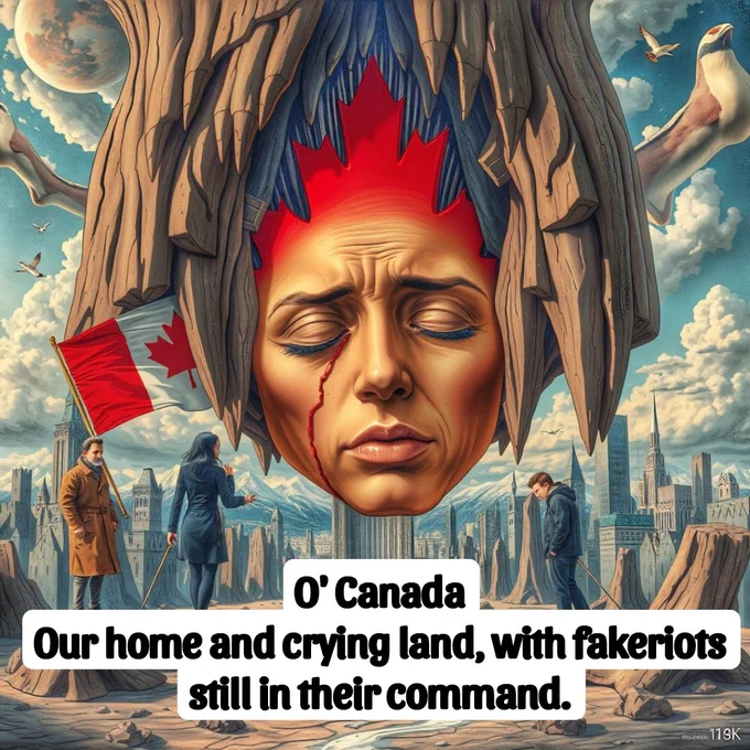 Canada’s tears reflect a fractured identity. Once a beacon of hope, now disillusionment grows as hollow leaders retain control. As symbols of pride fly high, power seems concentrated in the wrong hands. Is it time we confront the cracks.