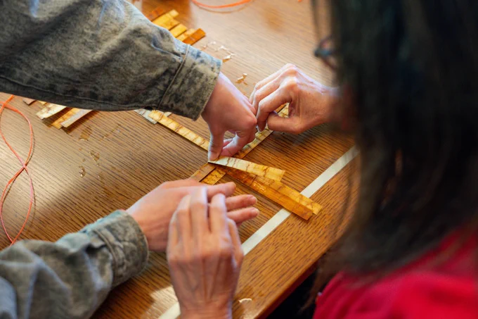 The YVR team participating in a Cedar Heart Workshop