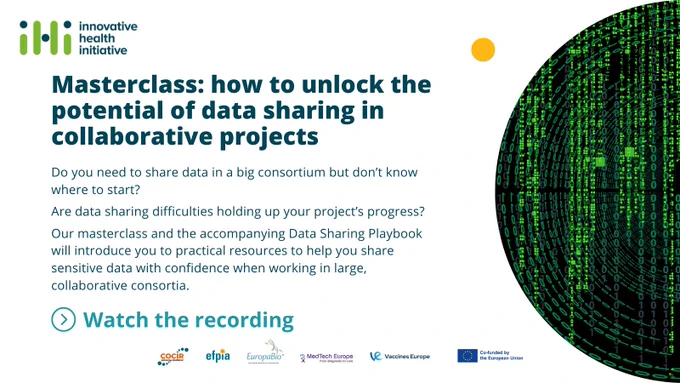 Masterclass: how to unlock the potential of data sharing in collaborative projects
Do you need to share data in a big consortium but don't know where to start?
Are data sharing difficulties holding up your project's progress?
Join us for an interactive session that will introduce you to practical resources to help you share sensitive data with confidence when working in large collaborative consortia.
Watch the recording
