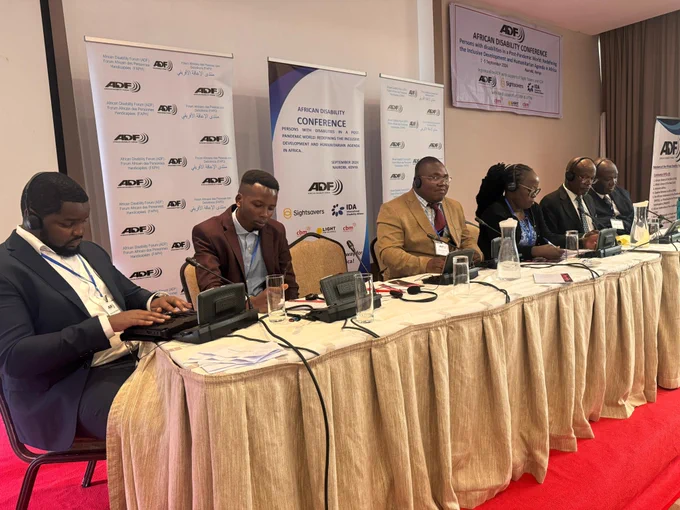 ICJ Africa Legal Adviser Wilson Macharia (far-left) at the African Disability Conference.