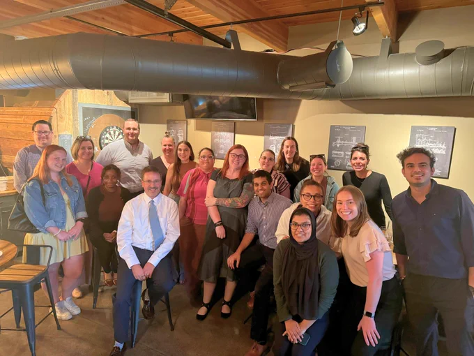 Image: The pilot study team with members of the MCW Cancer Center CTO and Triomics leaders.