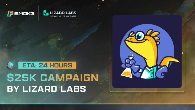 Starting in ETA 24 hours: Lizard Labs $25,000 UGC Campaign
