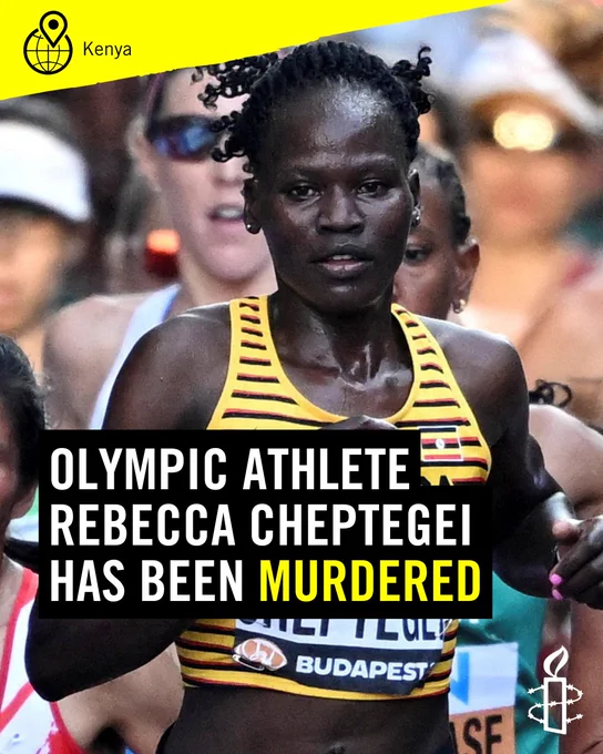 Kenya - Olympic athlete Rebecca Cheptegei has been murdered