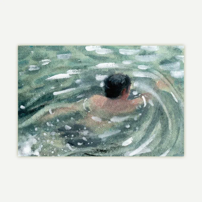 A watercolour illustration.