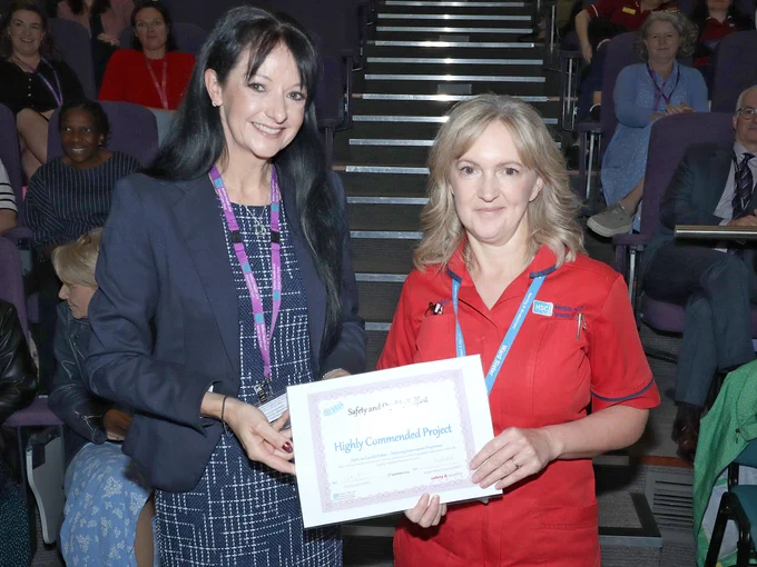 Staff with Highly Commended Project