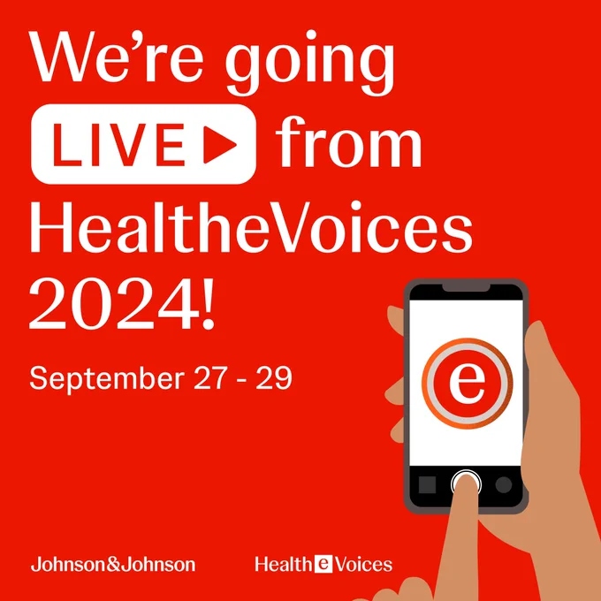 We're going LIVE from HealtheVoices 2024!