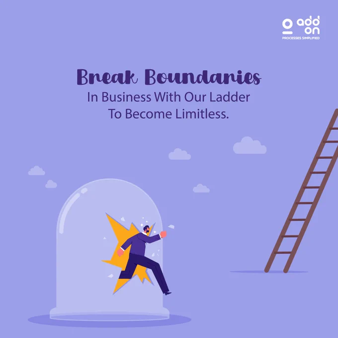 🚀 Shatter your limits! Our ladder to success helps you break through boundaries and achieve the limitless. 🌟💼

#addonglobal #breakboundaries #limitlessgrowth #businesssuccess #laddertosuccess #shatterlimits #achievegoals #breakthrough #businessinnovation #growthmindset 