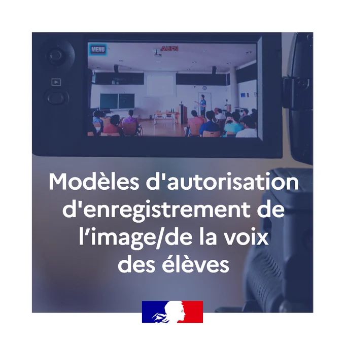 Modèles d'autorisation d'enregistrement de l’image/de la voix des élèves