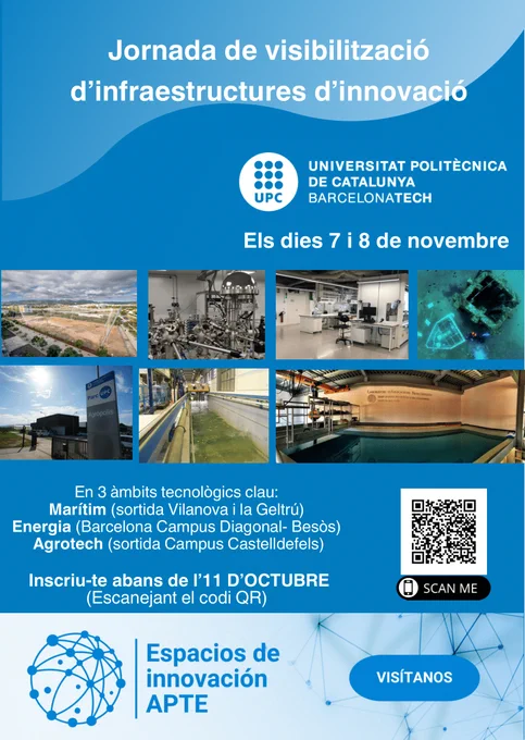 Jornada de visibilització d'infraestructures d'innovació
7 i 8 de novembre de 2024
✍🏻 Inscriu-te abans de l'11 d'octubre de 2024