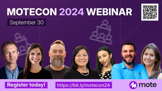 MoteCon 2024 Presenters and info - featuring Eric Curts, Stacey Roshan, Alex Isaacs and many more.