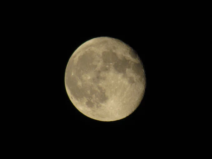Photo of the moon.