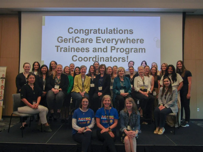 The first GeriCare Everywhere cohort at the Rocky Mountain Geriatrics Conference.