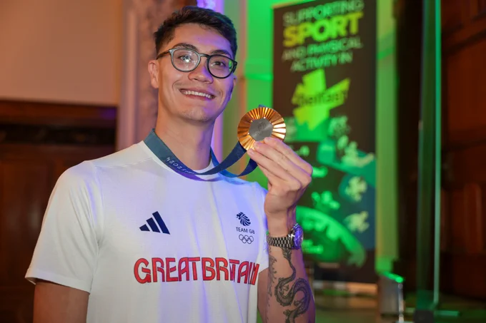 Olympic gold medallist Jack McMillan.