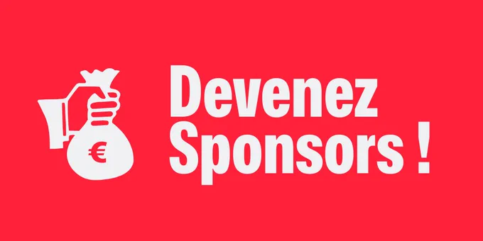 Devenez sponsors !