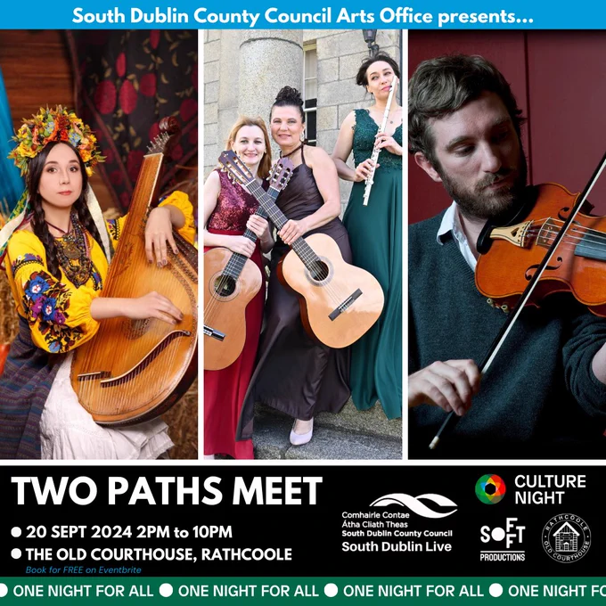 photo collage of musicians with text below to the images.
