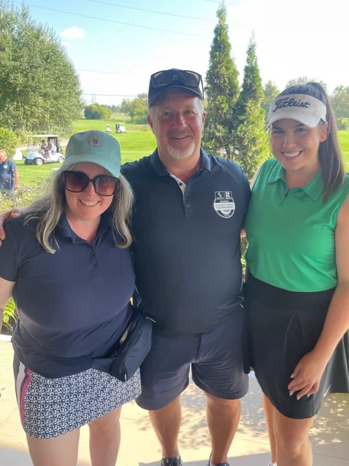 A group photo taken at the Mike McCann Charity Golf Tournament.