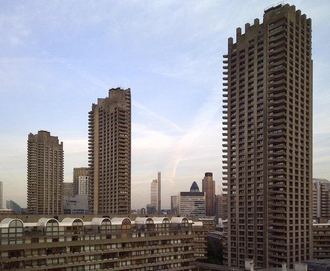 The Barbican Estate in the City of London. 