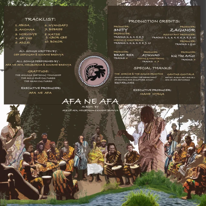 The Credits of AFA NE AFA album by AFA NE AFA