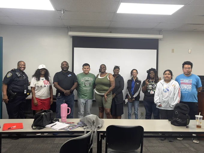 Cpl. Newton and myself with the CPA class today.