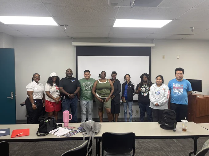 Cpl. Newton and Officer Ellis with the CPA class today.