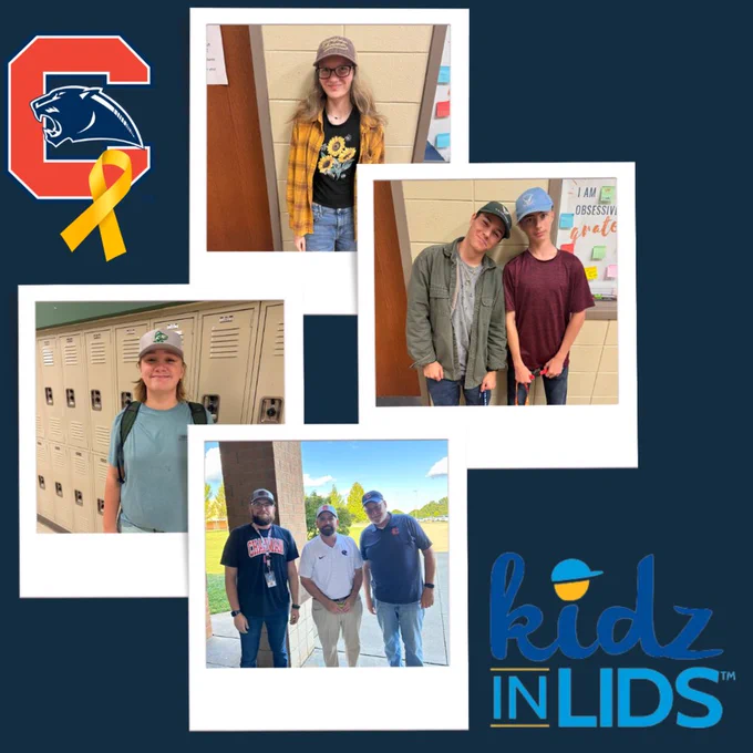 🎉We loved seeing all of the creative hats supporting Kidz in Lids today here at Chapman! Thank you to everyone who participated and helped us make a difference today!🎗️✨  #ChapmanFamily #Kidzinlids #childhoodcancerawareness