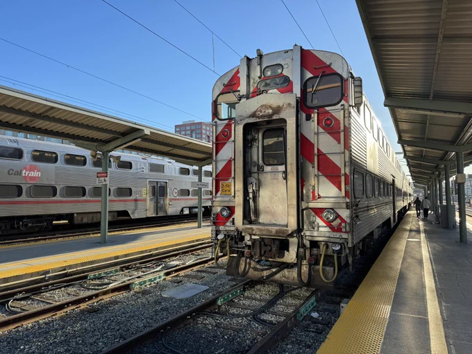 A diesel train