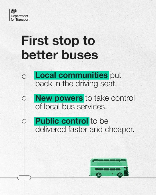 This is the first stop on the journey to put local communities back in the driving seat and give them new powers to take control of local bus services.