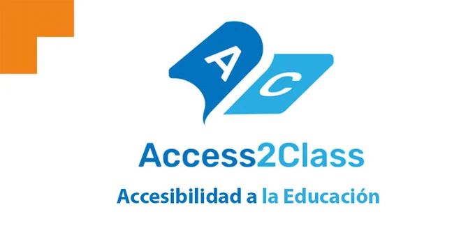 Logotipo del proyecto Access2Class de accesibilidad a la educación. 